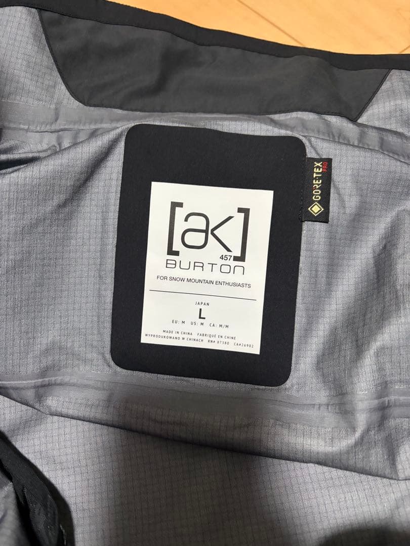 スノーボード Burton AK457 Gore-Tex Pro Guide Jacket L