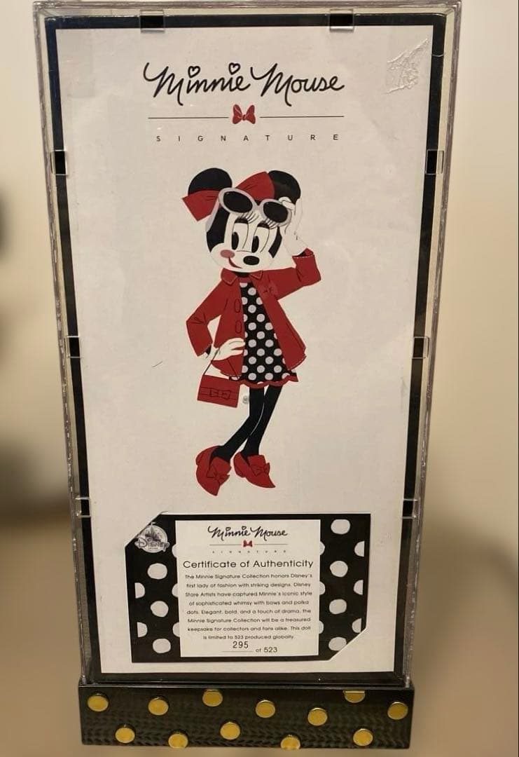 ミニーシグネチャードール Minnie Mouse Signature 2017