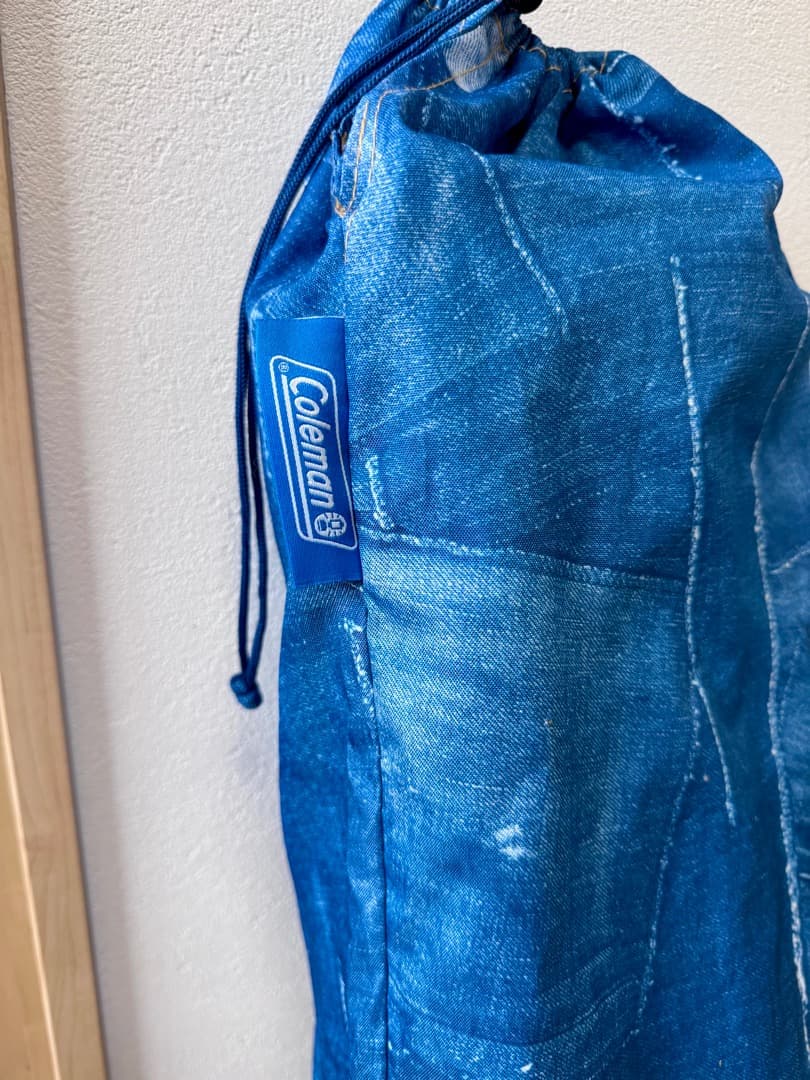 Coleman Indigo Label IL レイチェア デニム 収納袋付き
