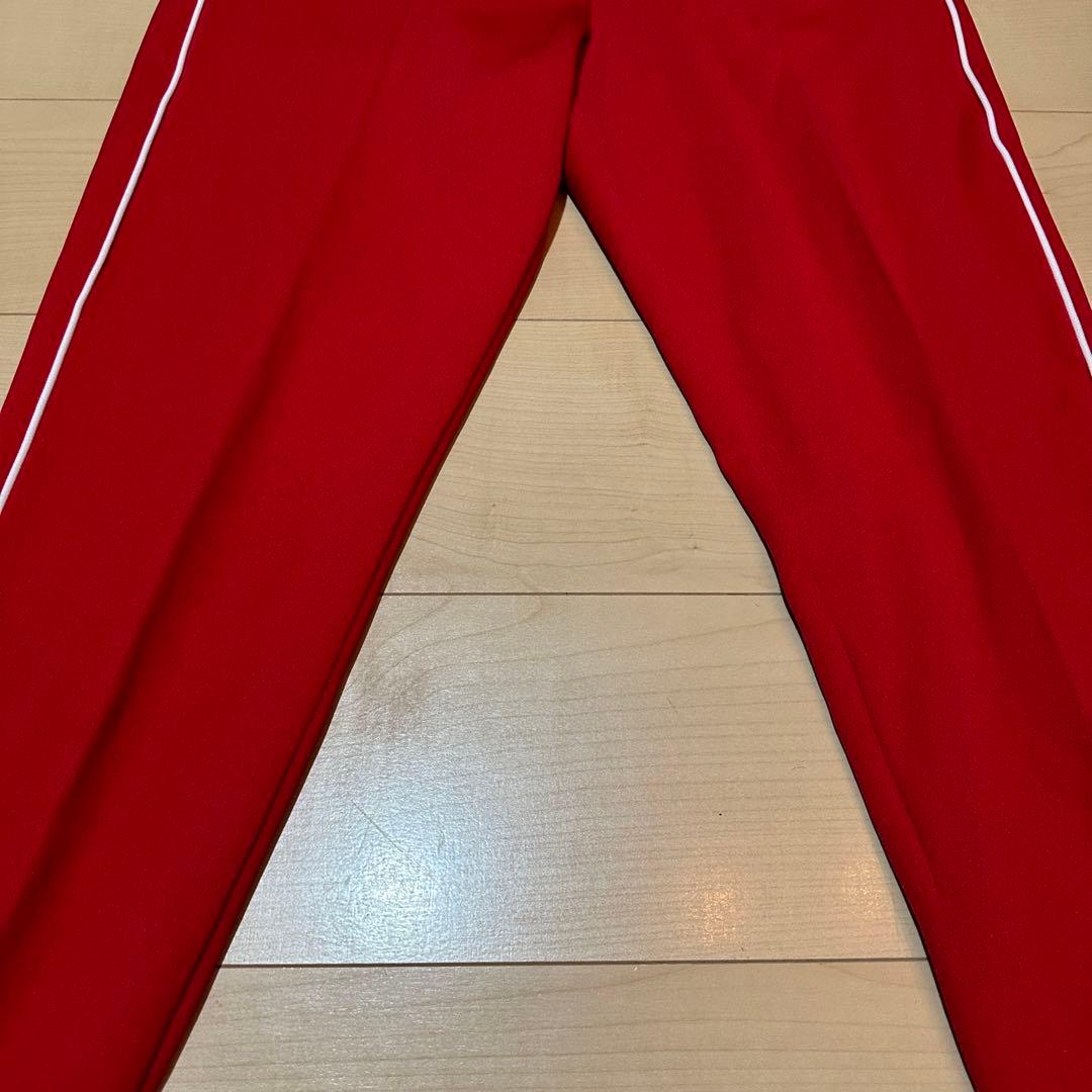 80s adidas アディダス トラックパンツ 赤　西ドイツ デサント製