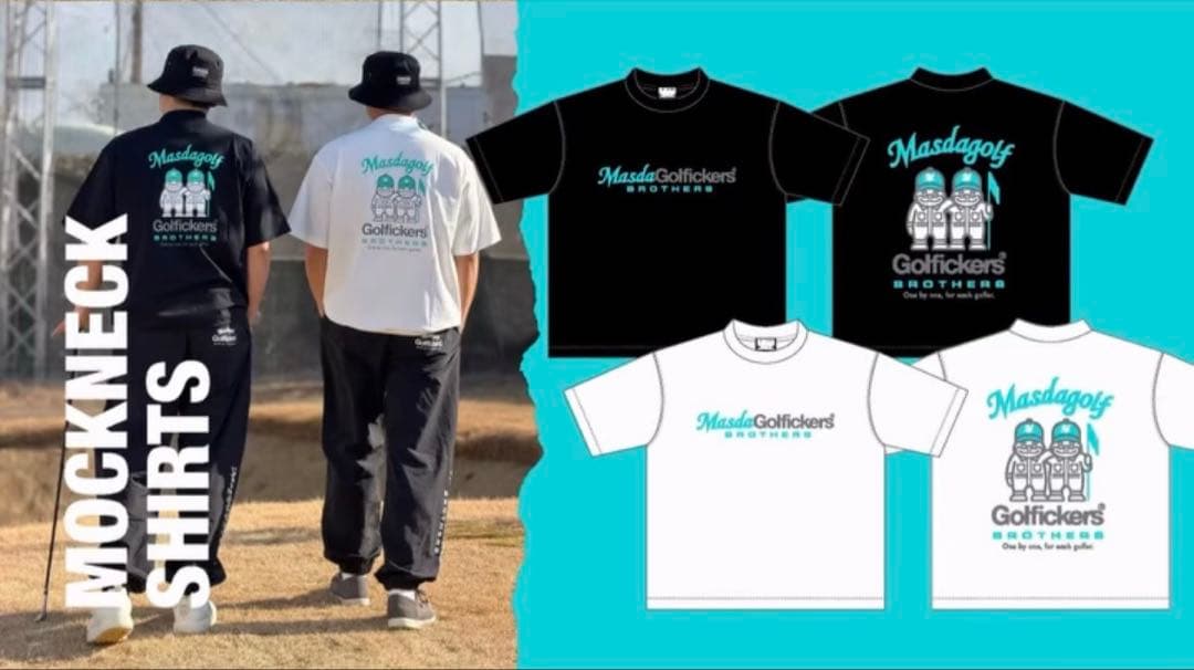 Golfickers ゴルフィッカーズ MOCKNECK モックネック 半袖