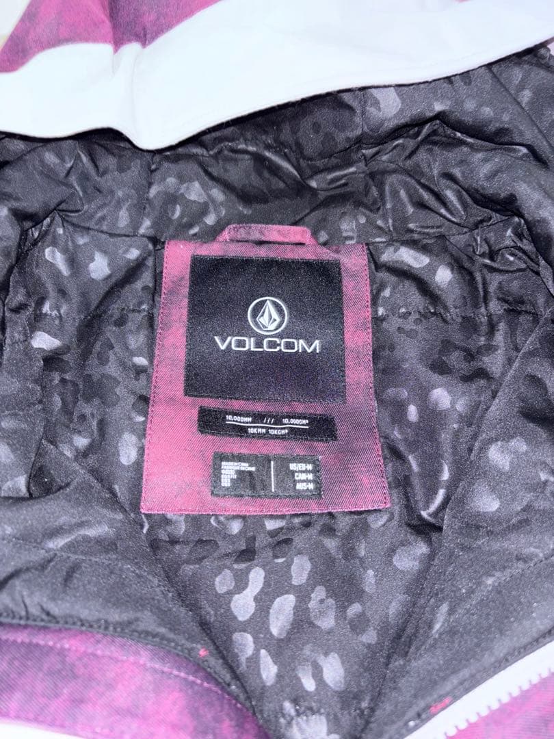 VOLCOM スノーボードウェア Mサイズ パープル/ピンク