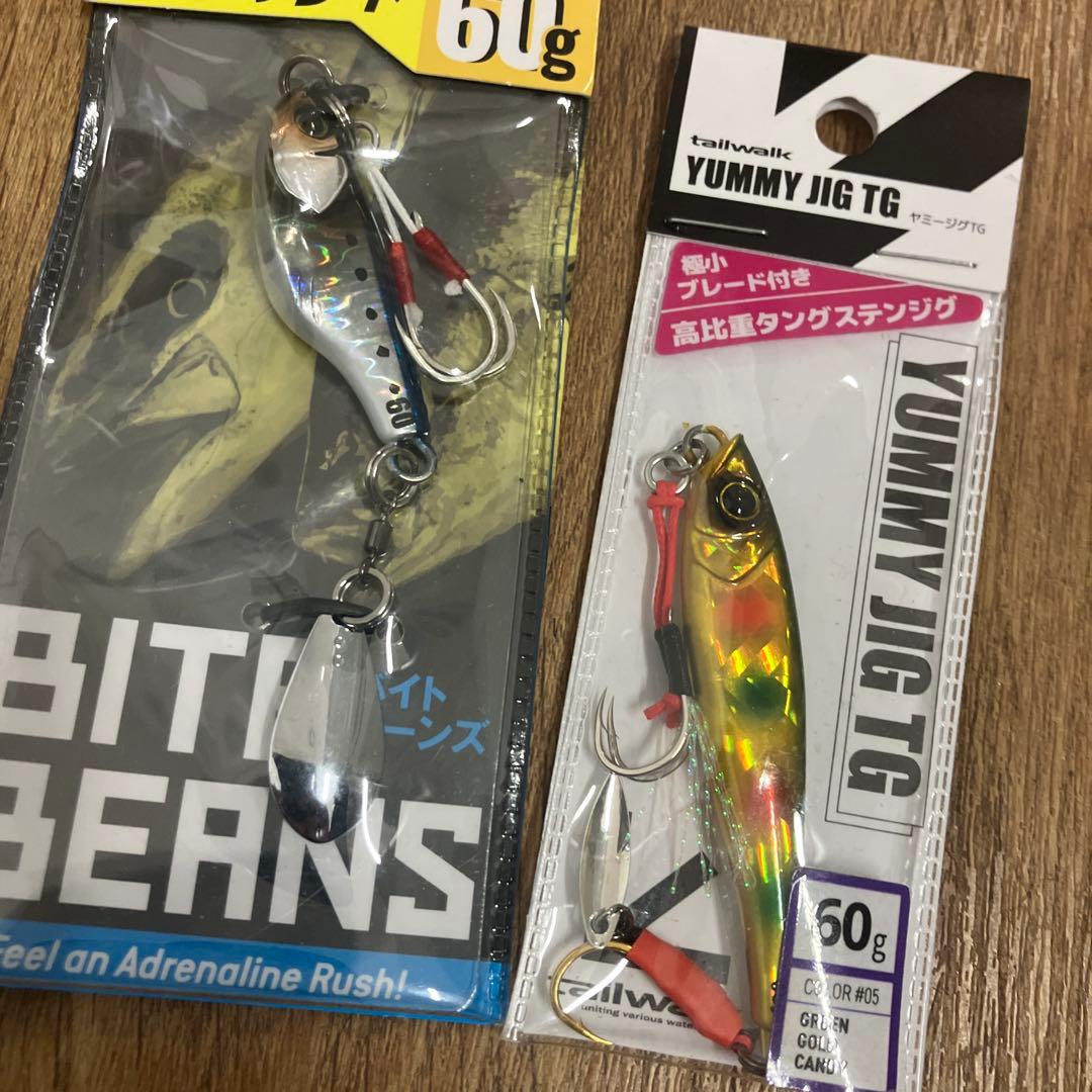 特価　ドラッグメタルTG真鯛　40g バイトビーンズTG ヤミージグTG 60g