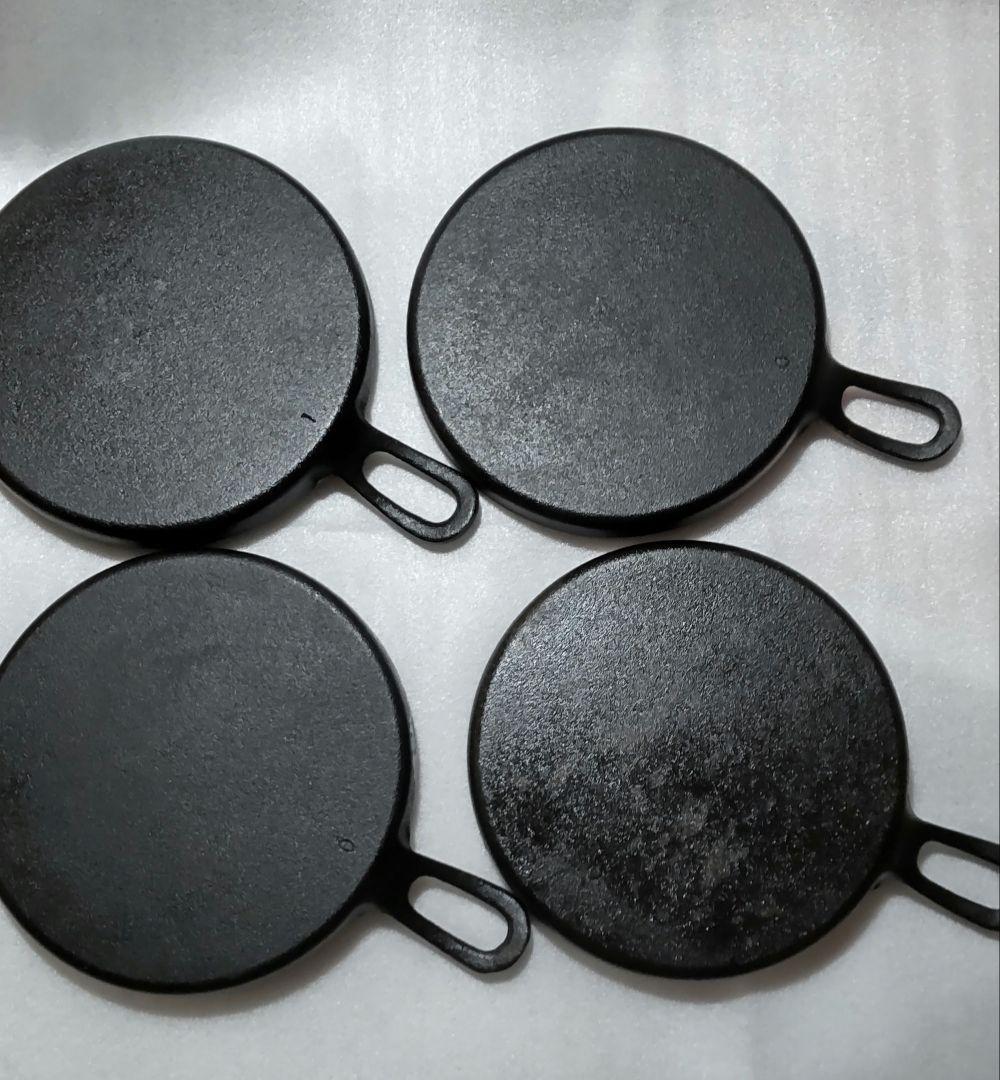 鉄板ステーキ皿　取っ手つき　4セット