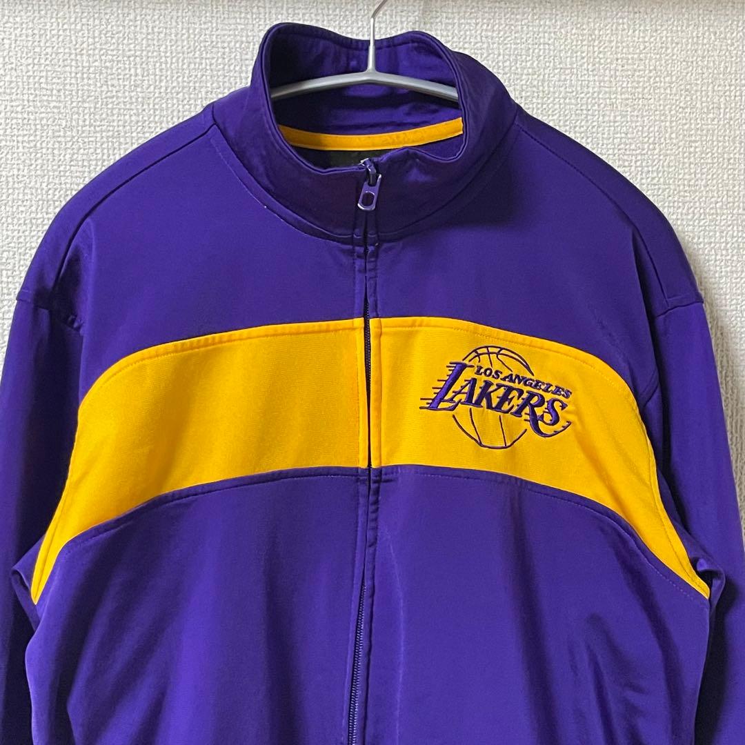 アディダス ロサンゼルス・レイカーズ トラックジャケット ジャージ バスケ M