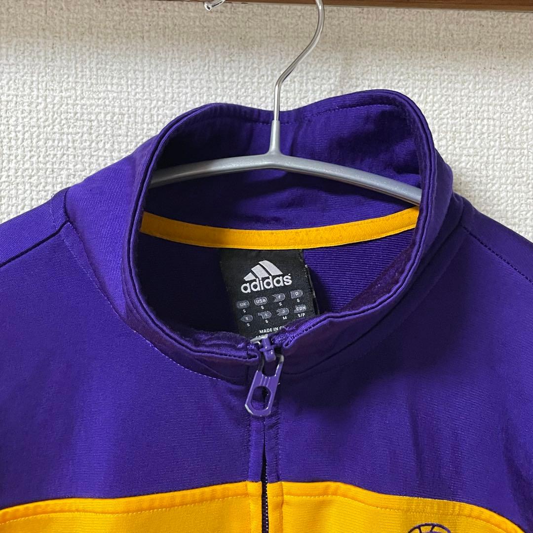 アディダス ロサンゼルス・レイカーズ トラックジャケット ジャージ バスケ M