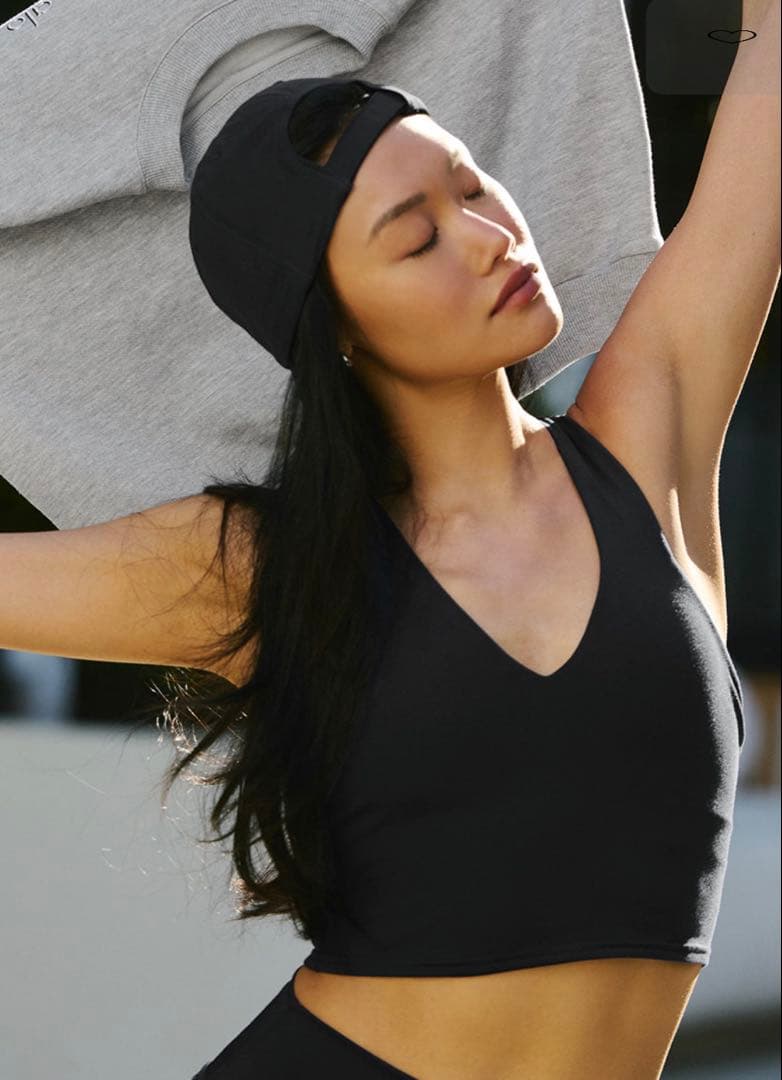 alo yoga タンクトップ ブラックXS ヨガウェア