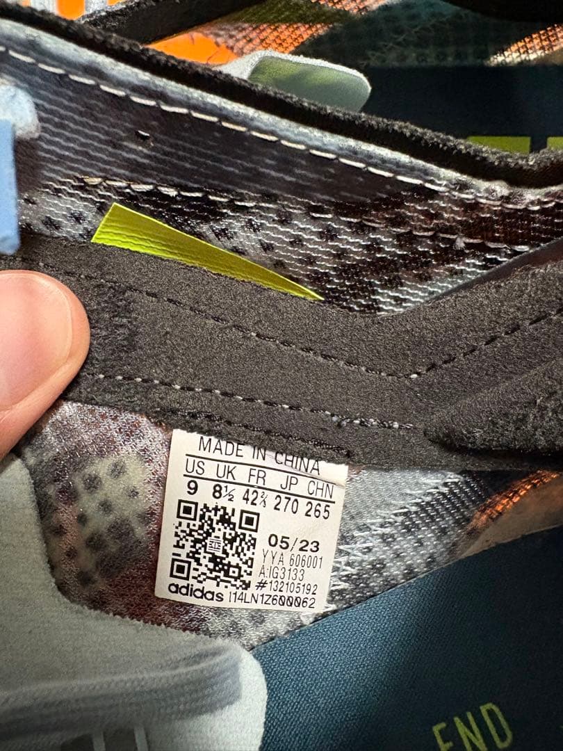 Adidas アディゼロタクミセン9 【27.0cm】