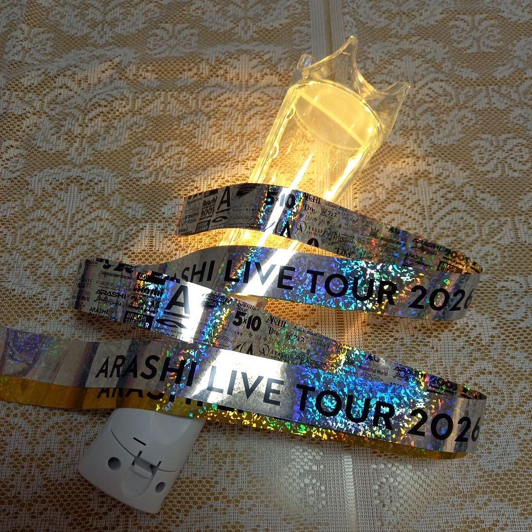 美品】We are ARASHI 嵐 ペンライト　 3/13銀テープ2本付き
