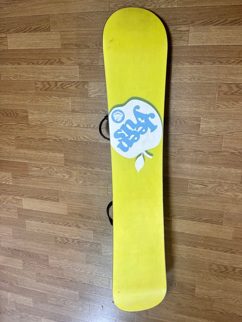 スノーボード147cm、ビンデイング付け