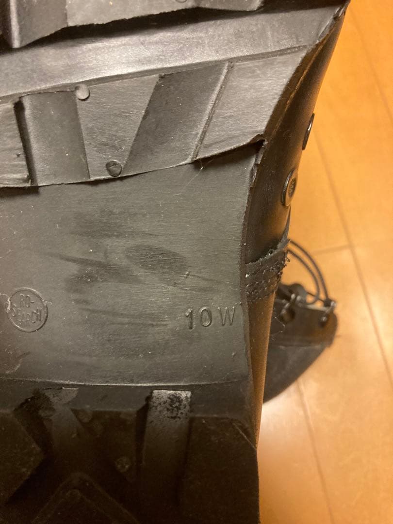米軍本物　ミリタリーブーツ 黒 ハイカット　10w