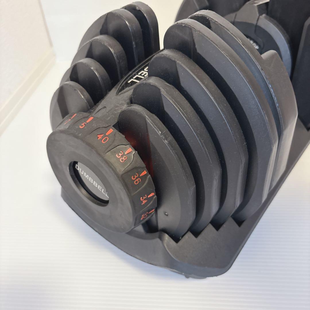 【送料込み】 可変式ダンベル ダイヤル調整5Kg〜40Kg ② 筋トレ