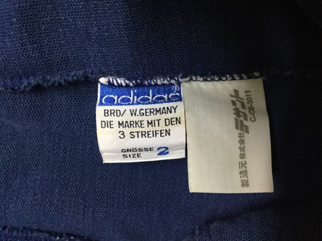 adidas DESCENTE　スリーライン　紺×グレー　２