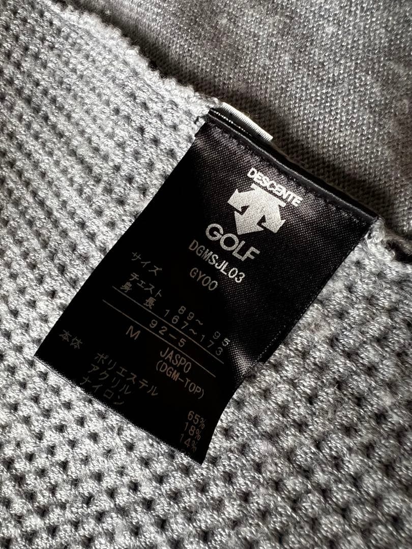 ◼️DESCENTE GOLF◼️デサントゴルフ◼️ジップセーター◼️M