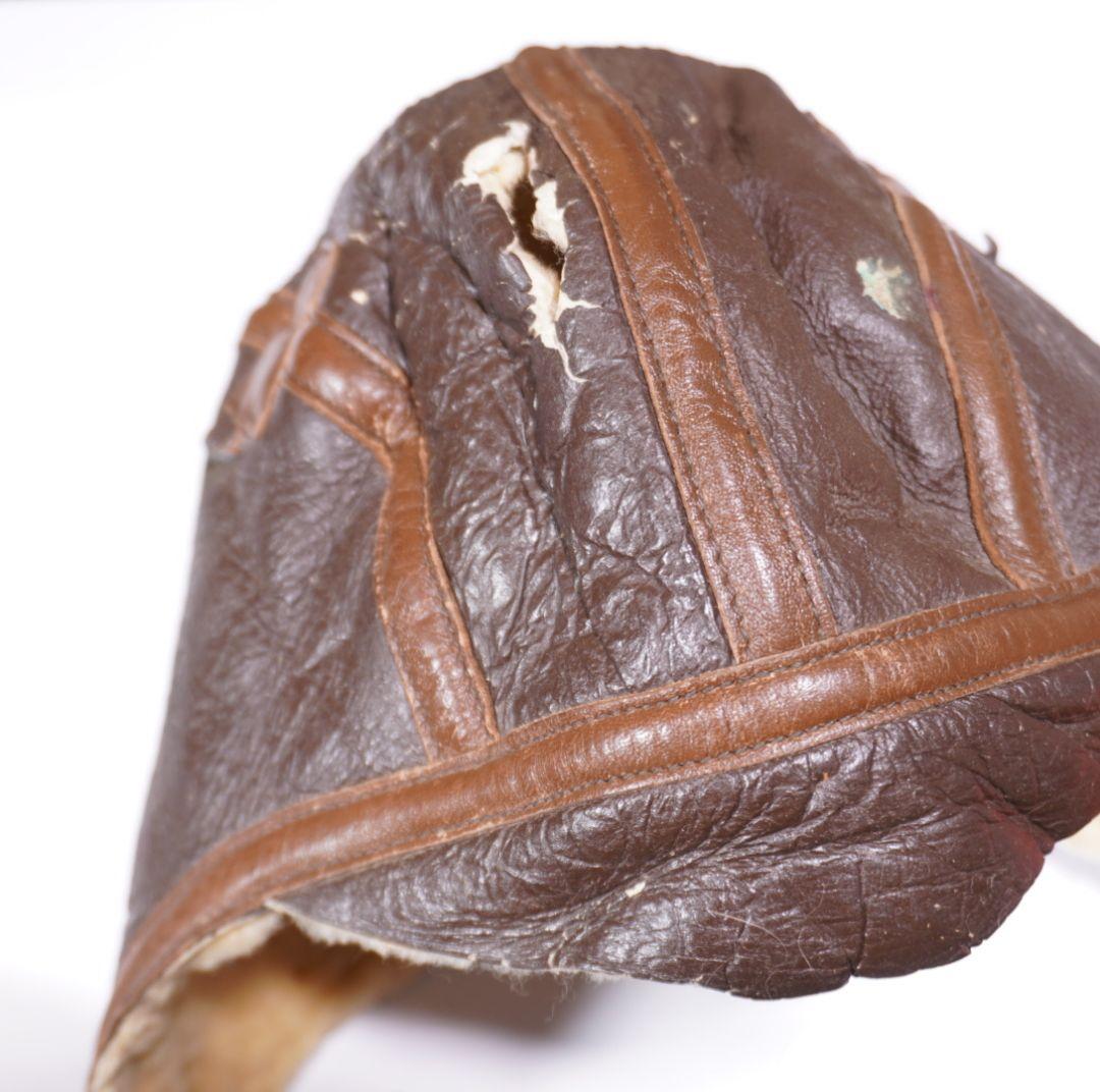 個人装備 WW2 USAAF B-6 WINTER LEATHER FLIGHT CAP