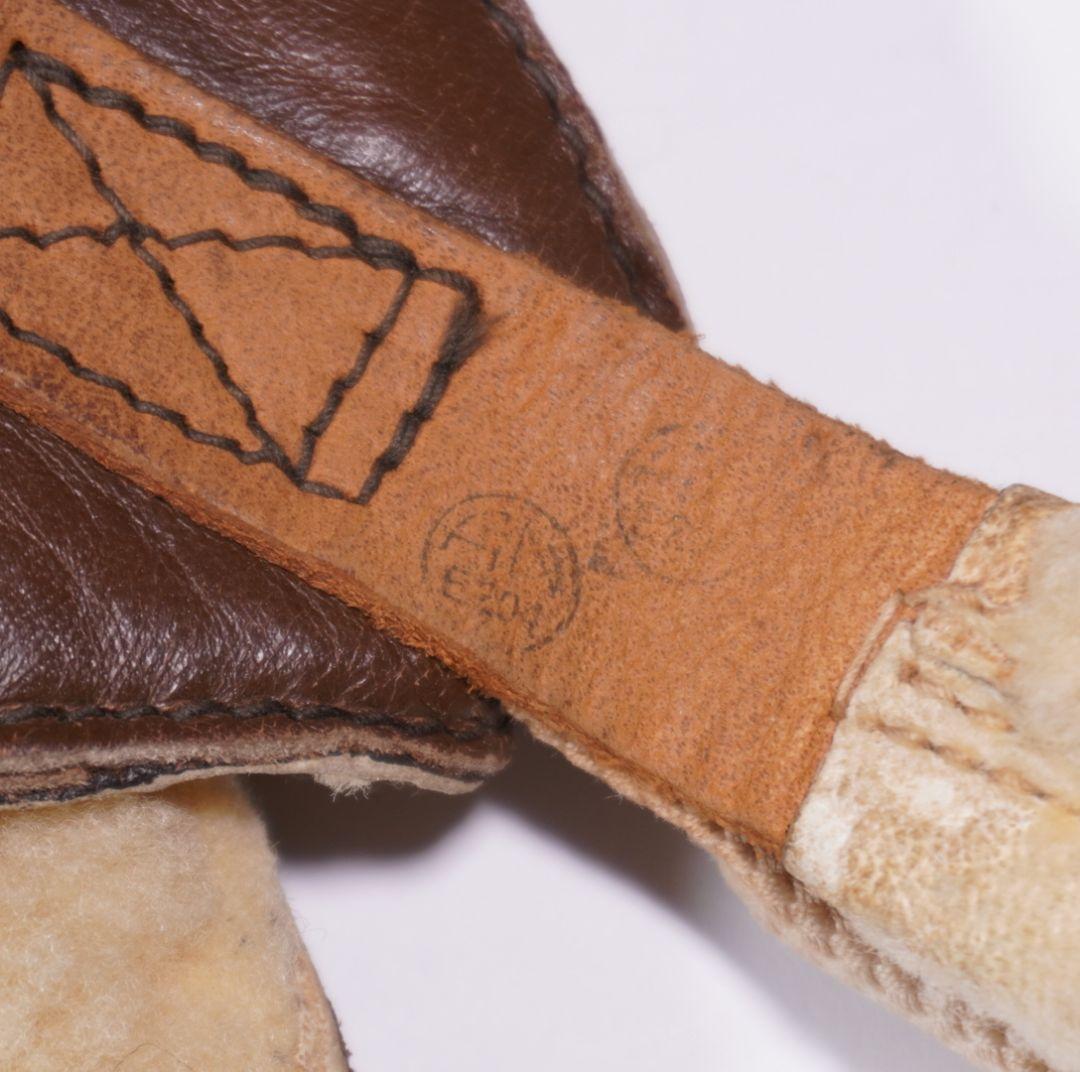 個人装備 WW2 USAAF B-6 WINTER LEATHER FLIGHT CAP