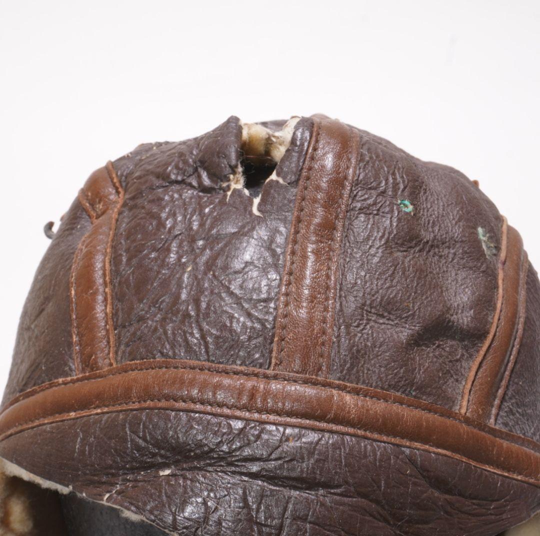 個人装備 WW2 USAAF B-6 WINTER LEATHER FLIGHT CAP