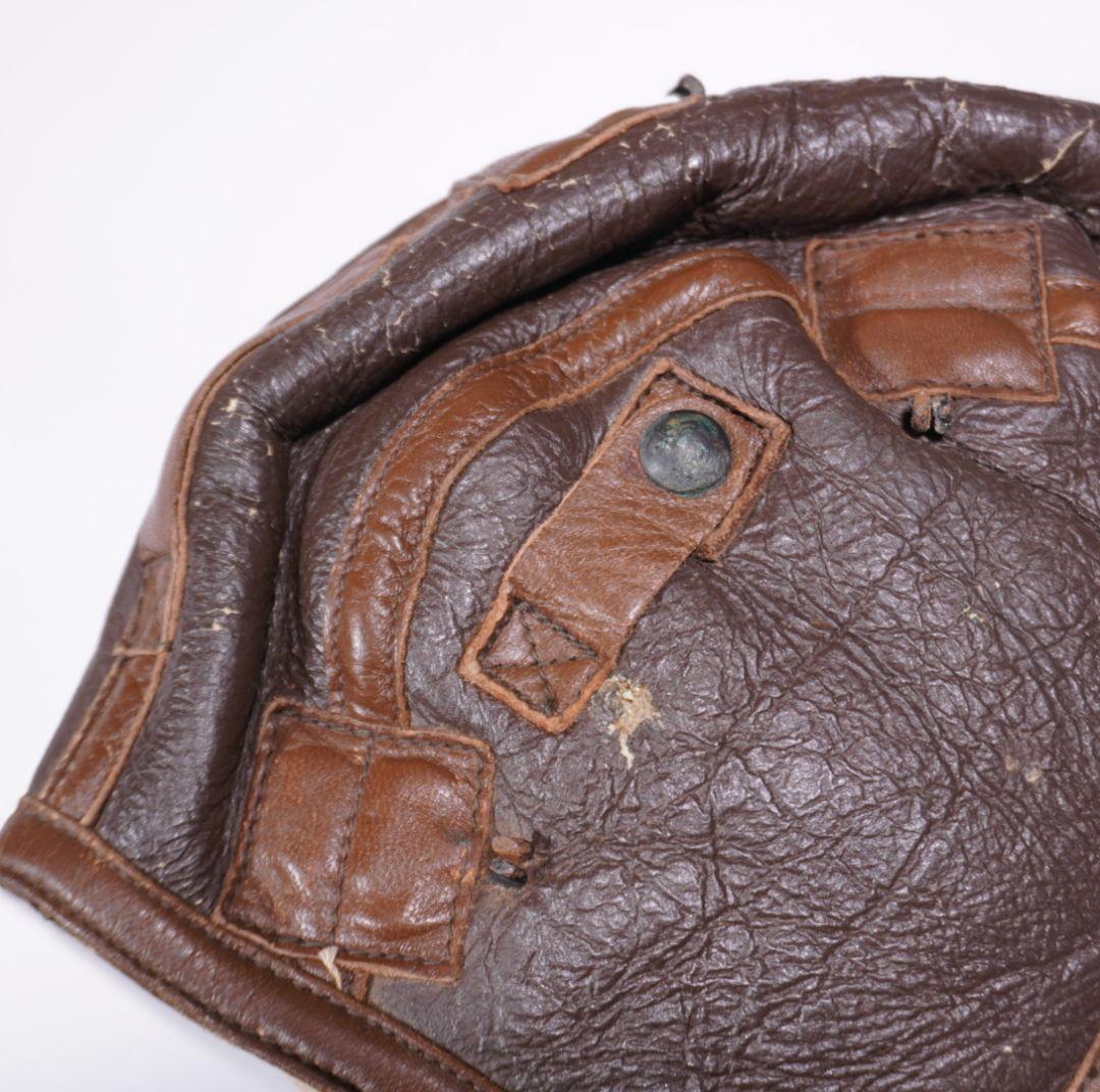 個人装備 WW2 USAAF B-6 WINTER LEATHER FLIGHT CAP