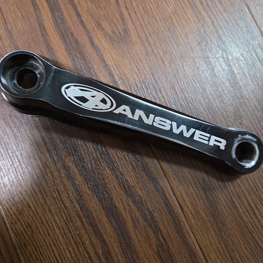ANSWER クランクセット ブラック 130mm