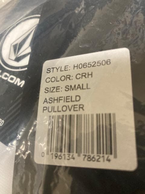 60%off 25 ボルコム W アッシュフィールド プルオーバー CRH S