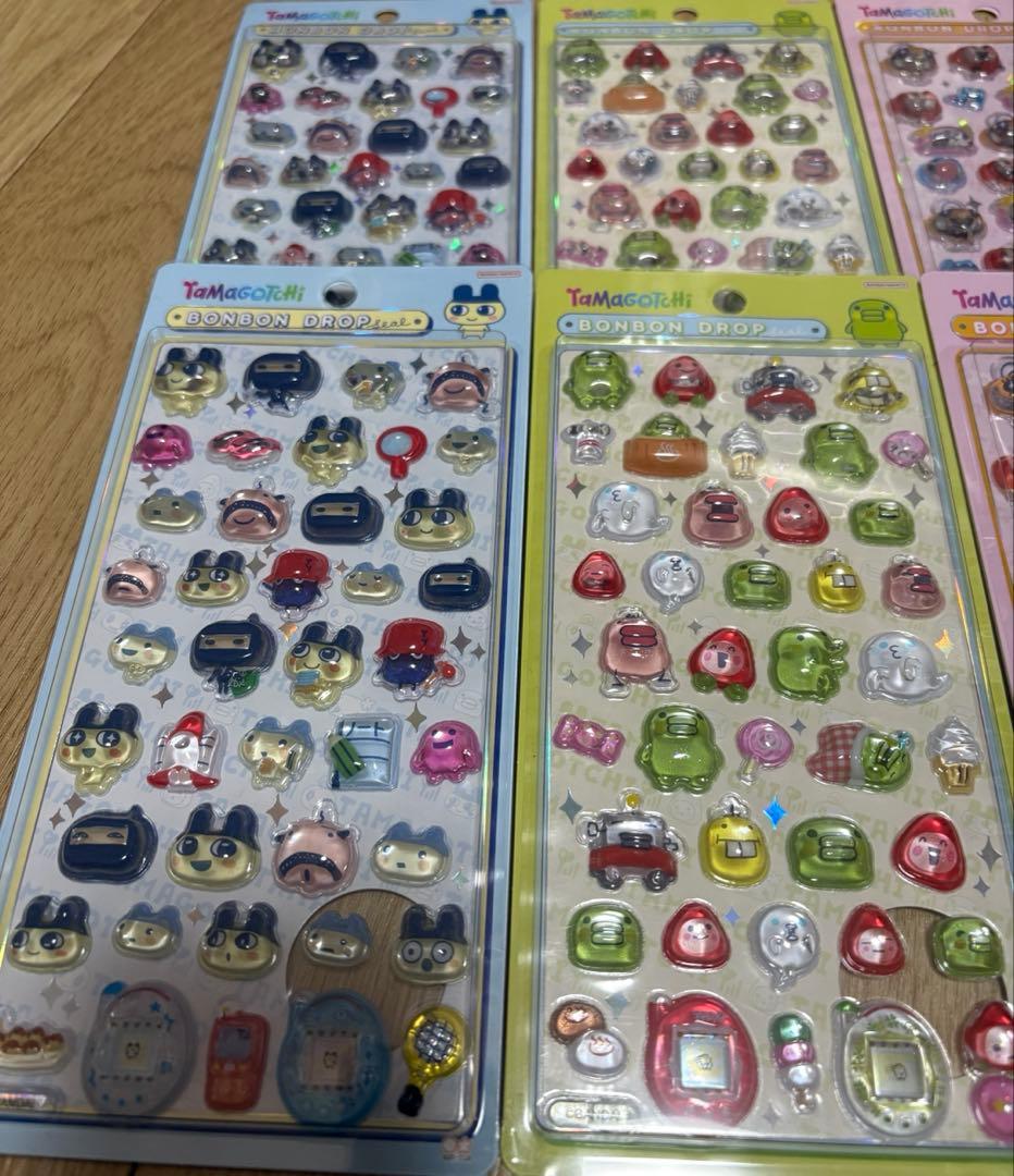 ボンボンドロップシール たまごっち 4種各2枚 正規品