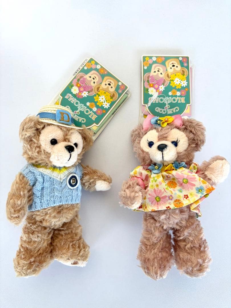 ⭐️完売品⭐️平成 ダッフィー シェリーメイ ぬいぐるみバッジ キーホルダー 限定品
