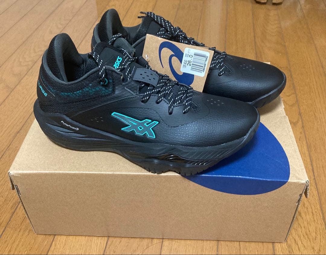 新品未使用品　ASICS NOVA SURGE LOW 26.0cm ブラック