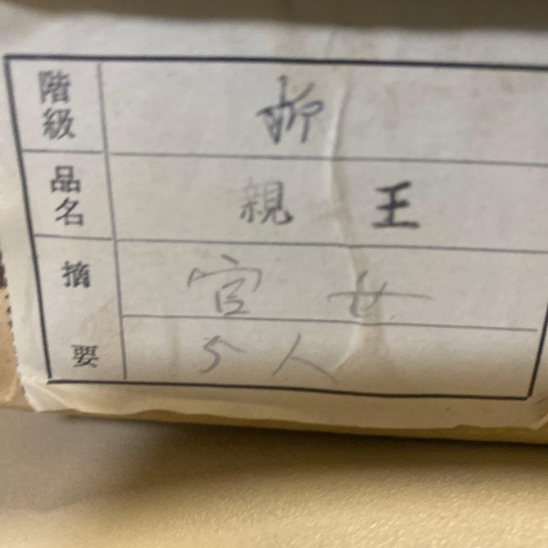 レトロ　伝統的 雛人形セット7人