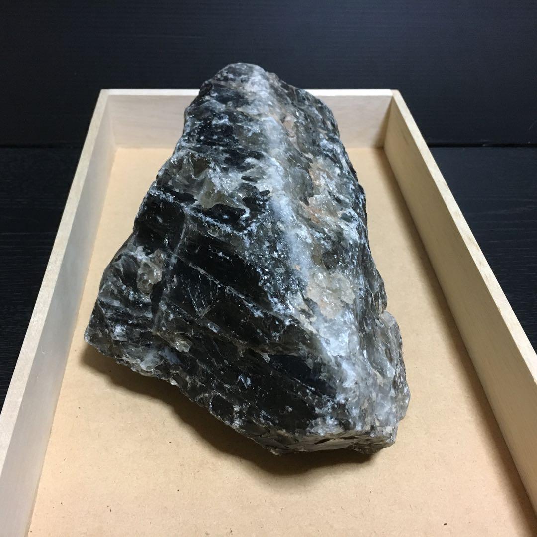 モリオン 純天然 黒水晶 原石　約3.9Kg