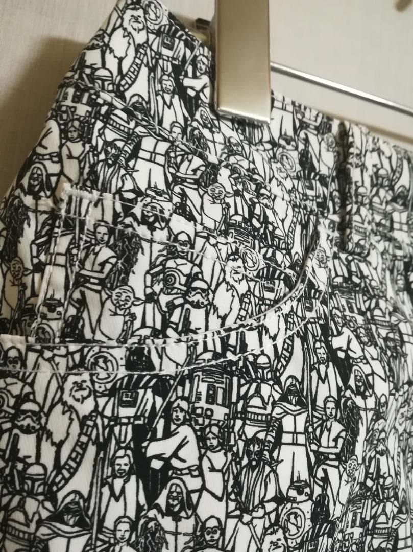 新品 STAR WARS / BEAMS GOLF別注 総柄スカート