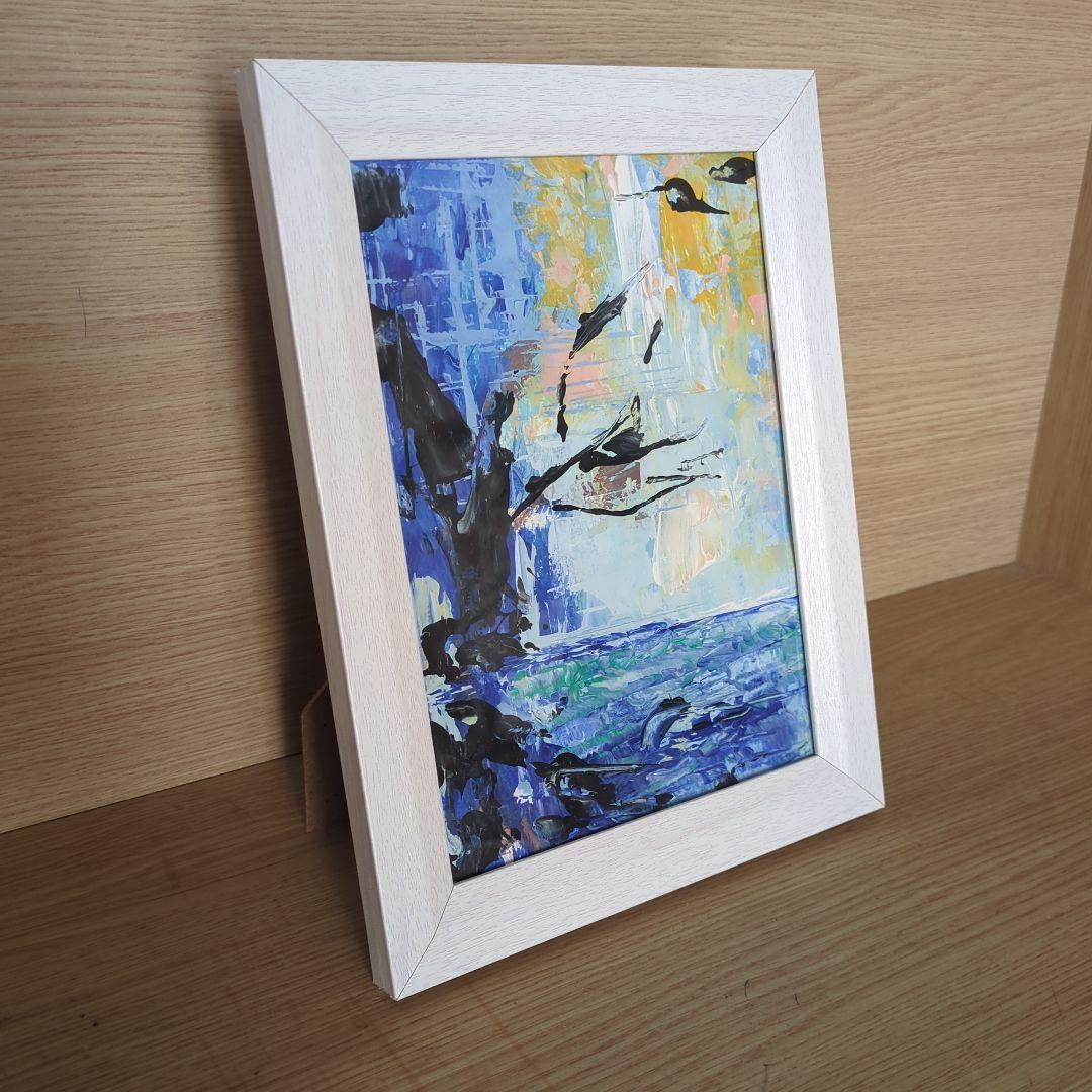 抽象画　絵画　作品名　滝