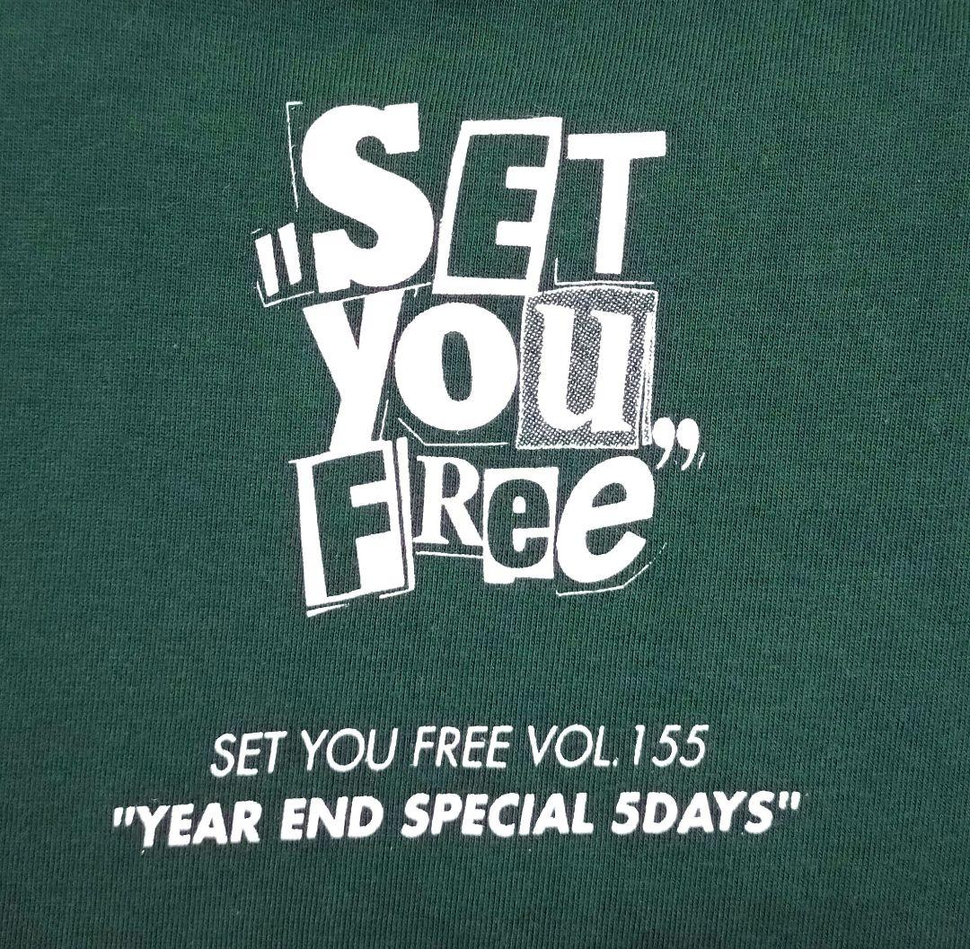 【激レア】SET YOU FREE 2005 限定Tシャツ 年末ライブ グリーン