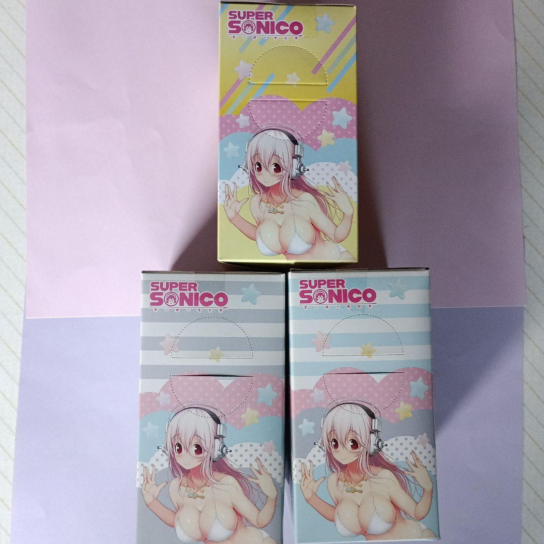 すーぱーそに子　ぬーどるストッパーフィギュア　３点セット