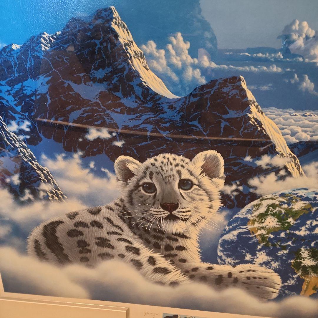 雪豹の絵画 　シム　シメール