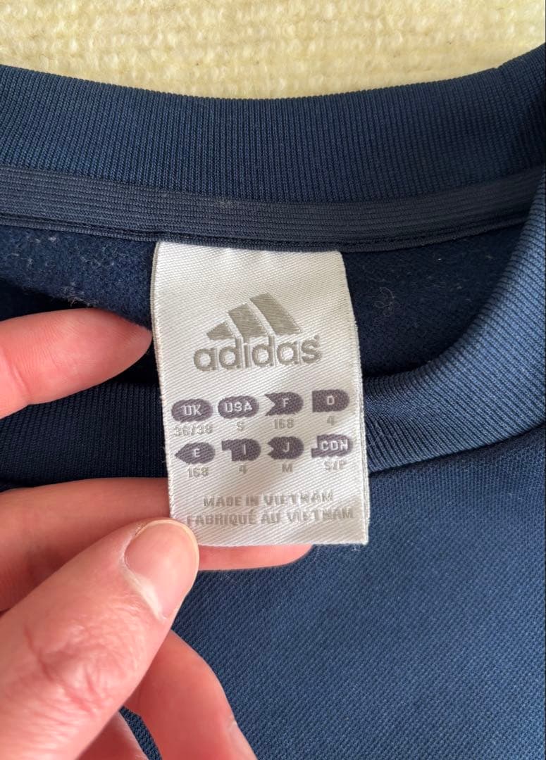 ★希少★ チェルシーFC adidas 金/紺ネイビー青 ロンT スウェット