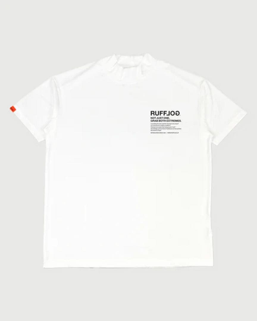 RUFFLOG MOCK NECK TEE サイズL ホワイト