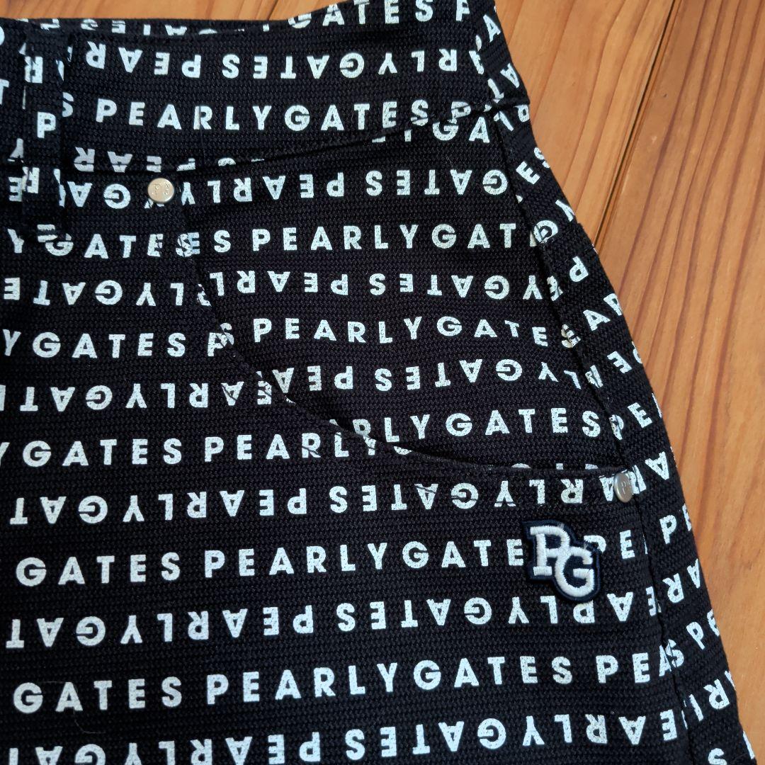 PEARLY GATES ロゴプリント スカートM