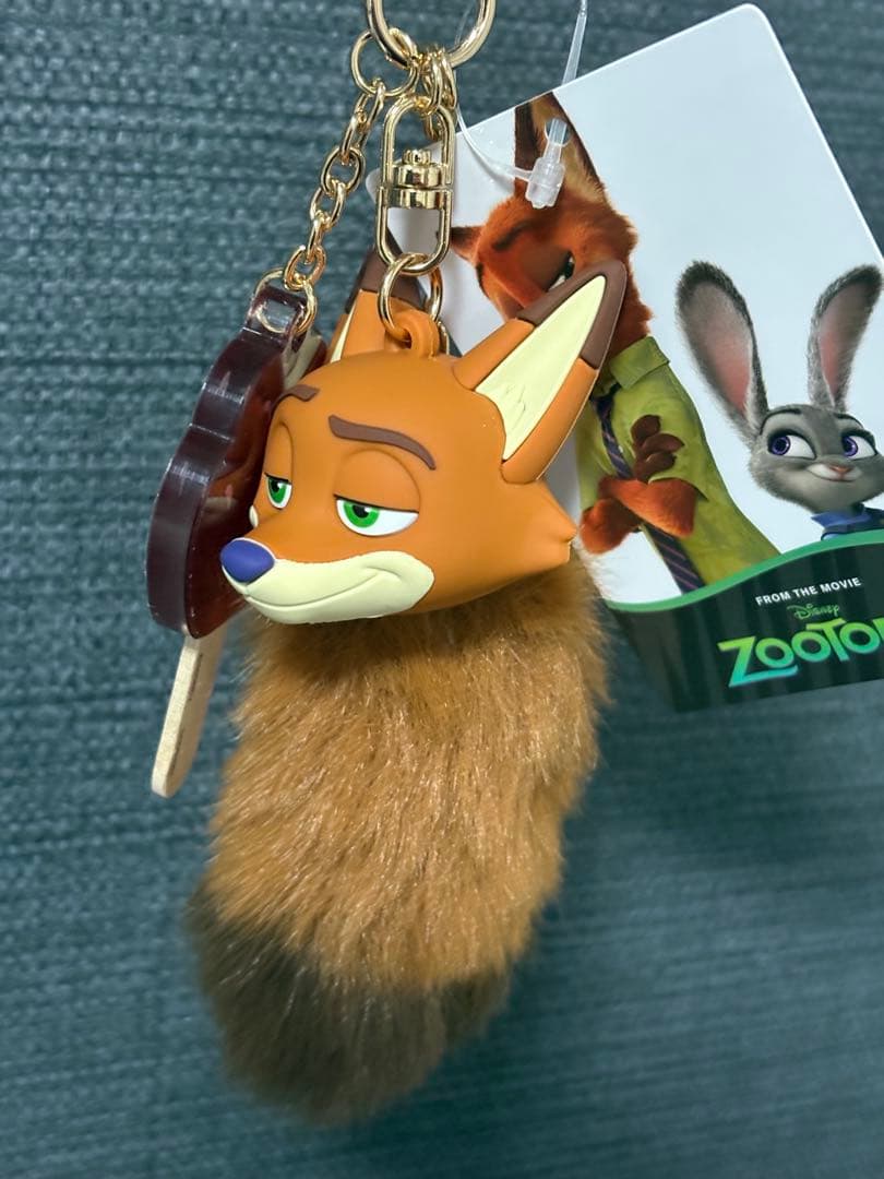 しまむら ズートピア2 ニック ジュディ 立体チャームキーホルダー