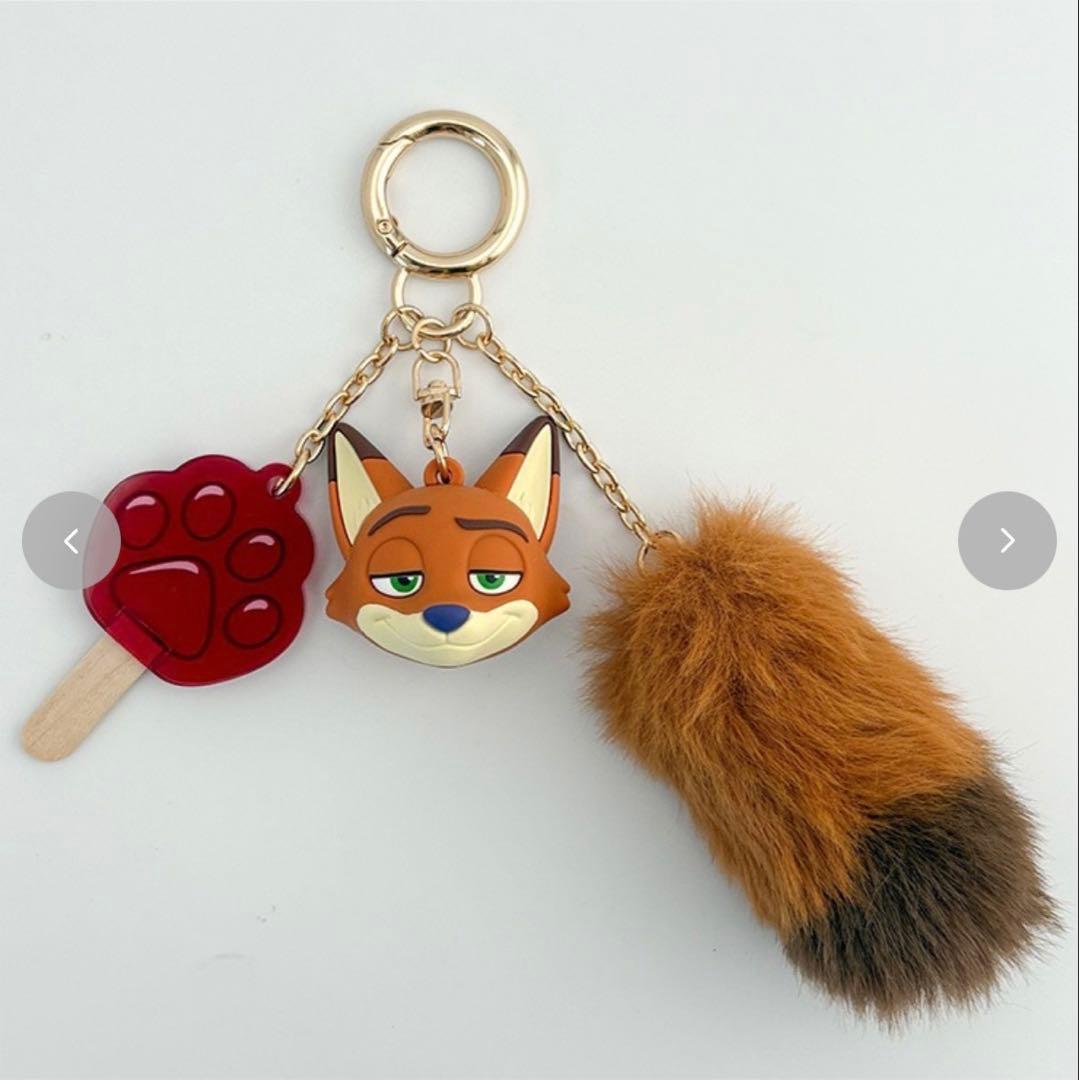 しまむら ズートピア2 ニック ジュディ 立体チャームキーホルダー