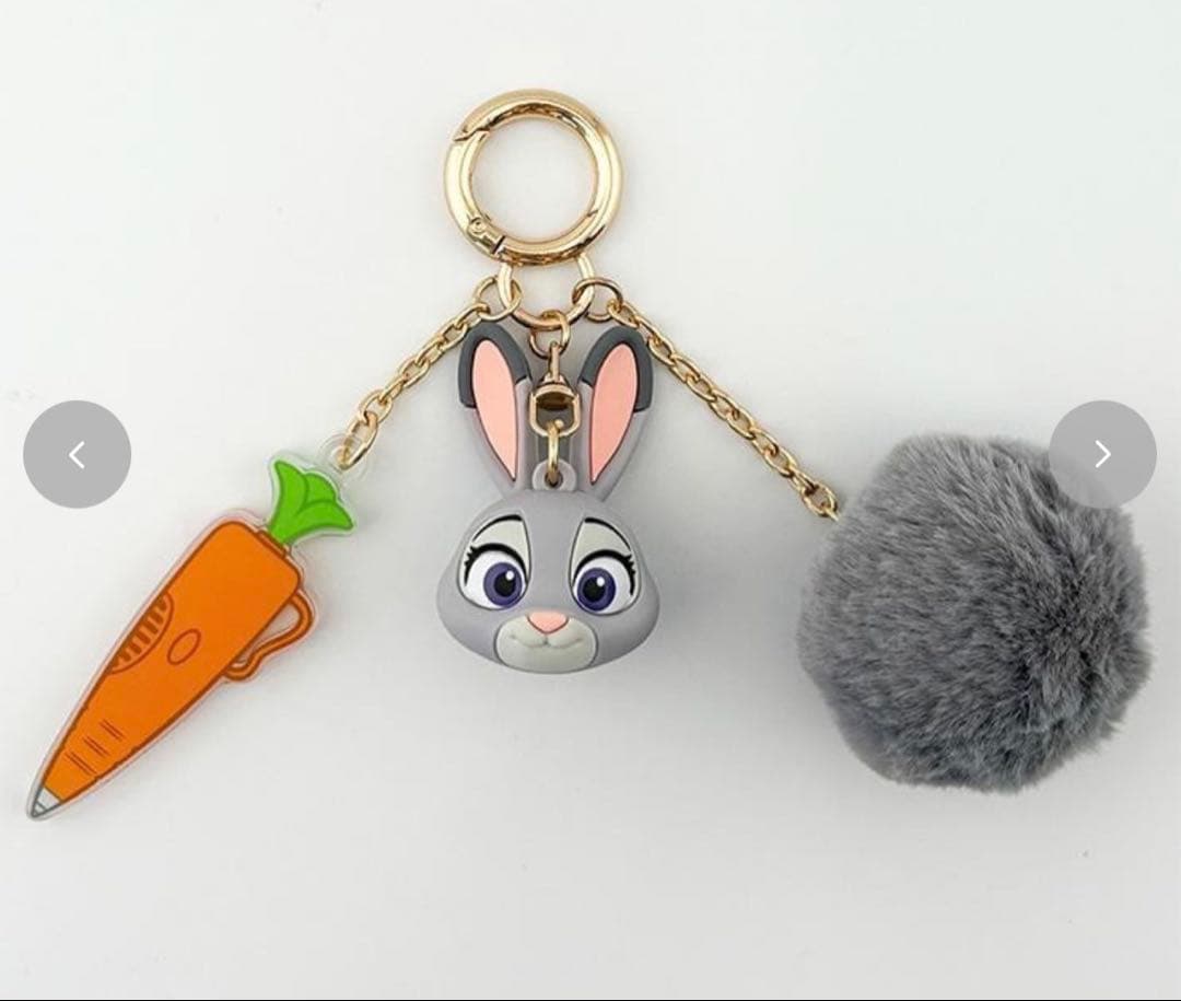 しまむら ズートピア2 ニック ジュディ 立体チャームキーホルダー