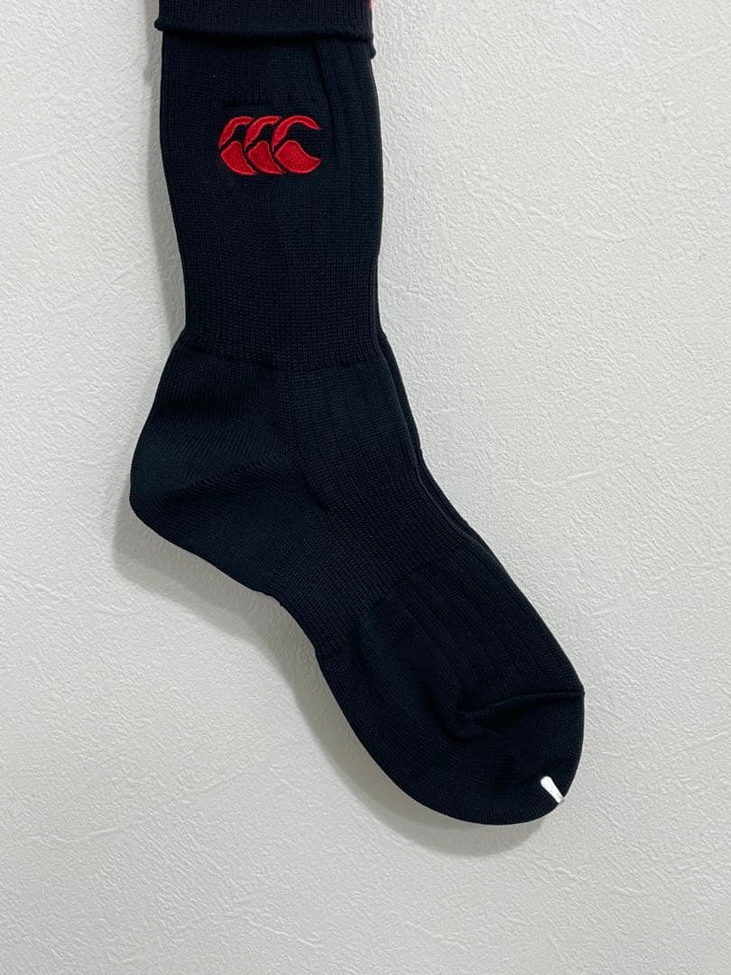 【canterbury】《25-27cm》『10足set』黒/赤