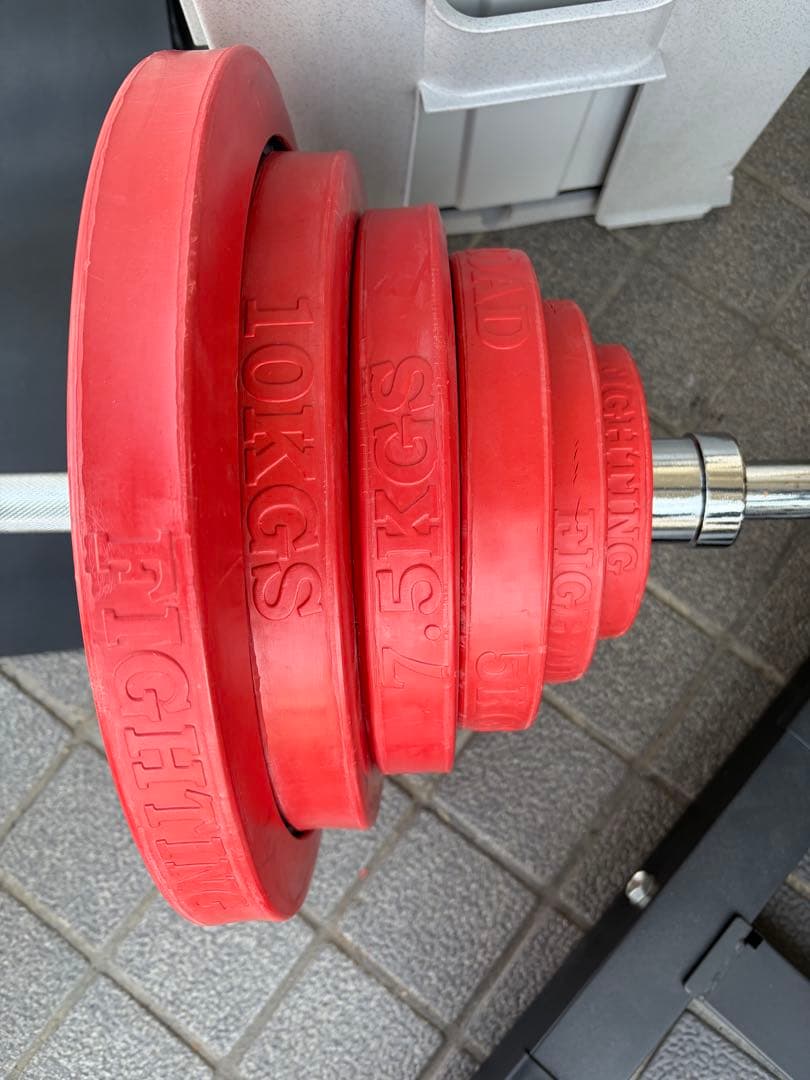 ファイティングロードバーベルセット 82.5kg 大阪府堺市