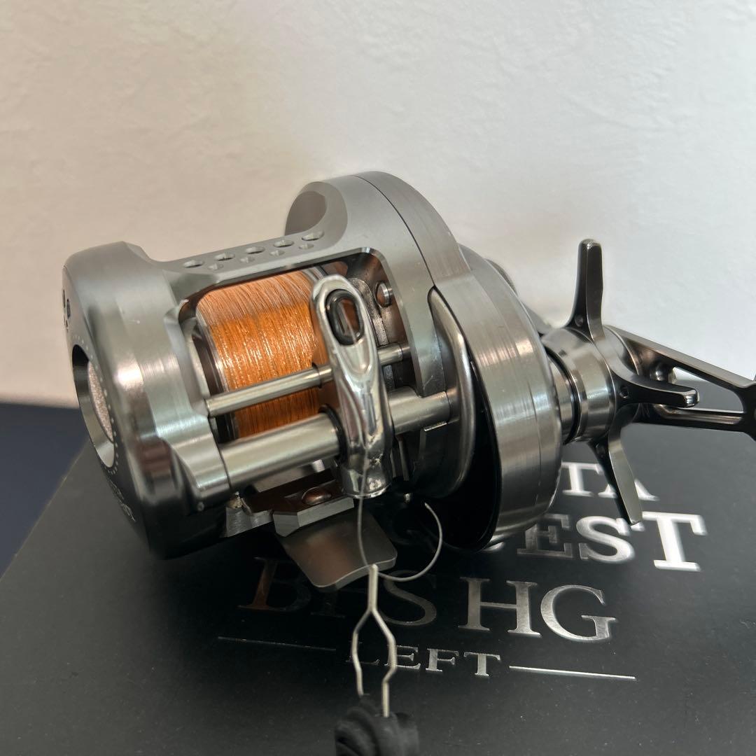 17カルカッタコンクエストBFS HG-L 浅スプール、シングルハンドル付き