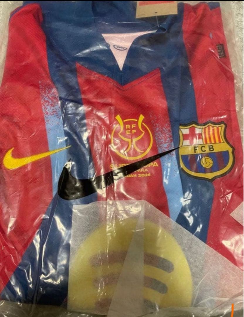 や*ぁ様 [再販売] 2026 SUPRERCOPA バルセロナ 半袖 シャツ