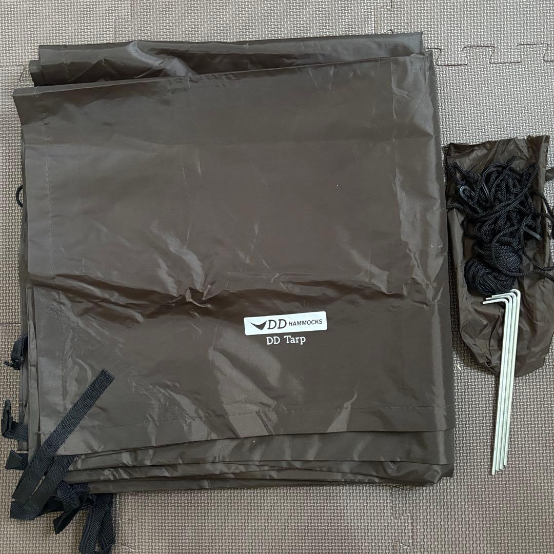 DD Tarp 3.5m x 3.5m コヨーテブラウン タープ