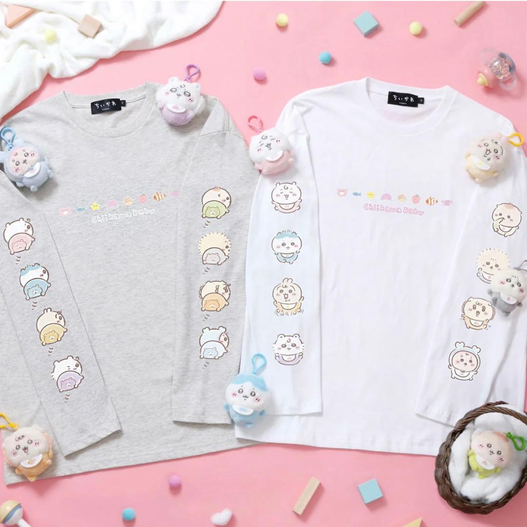 ちいかわ Chiikawa Baby 長袖Ｔシャツ おしり オートミール M