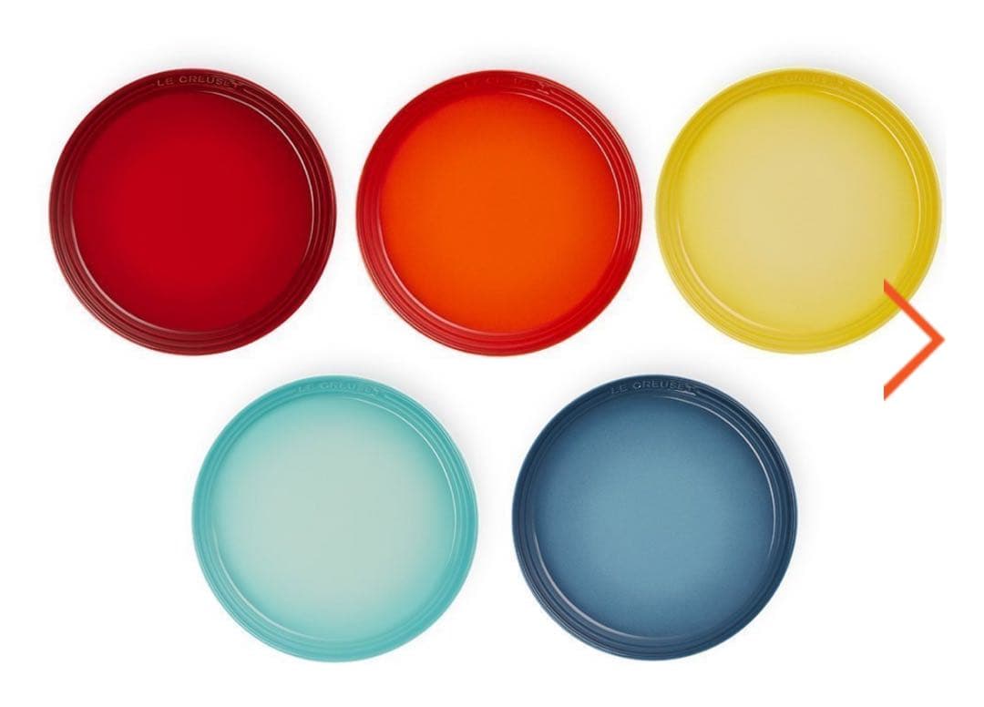 【 新品未開封 】Le Creuset ネオラウンドプレート 17cm 5枚入り