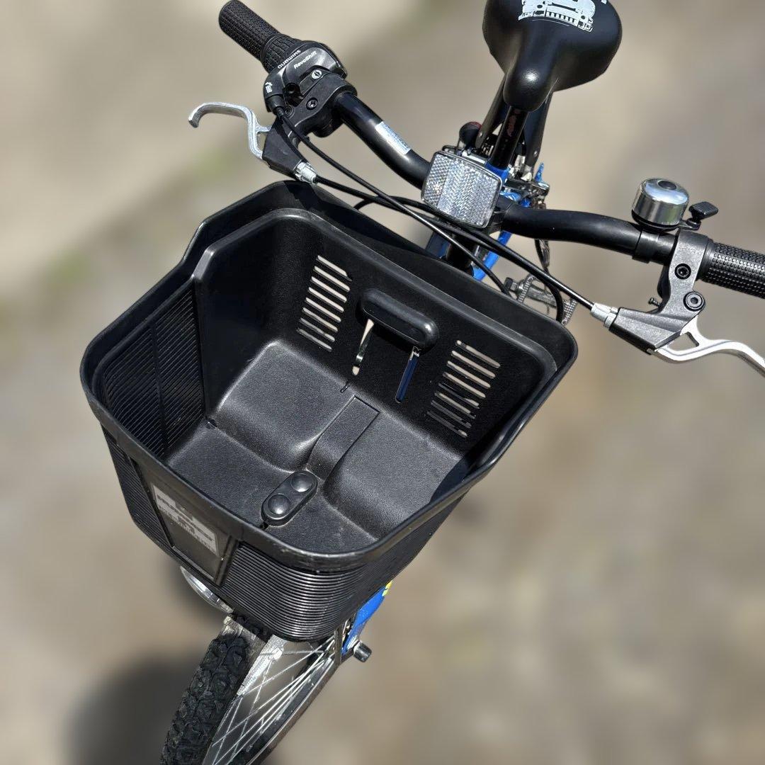 HUMMER 6速キッズ自転車 青