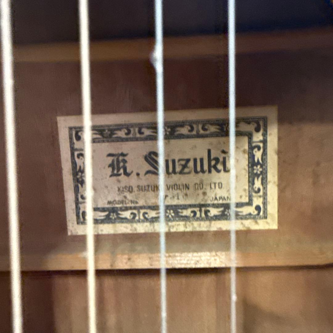 高級 K. Suzuki アコースティックギター