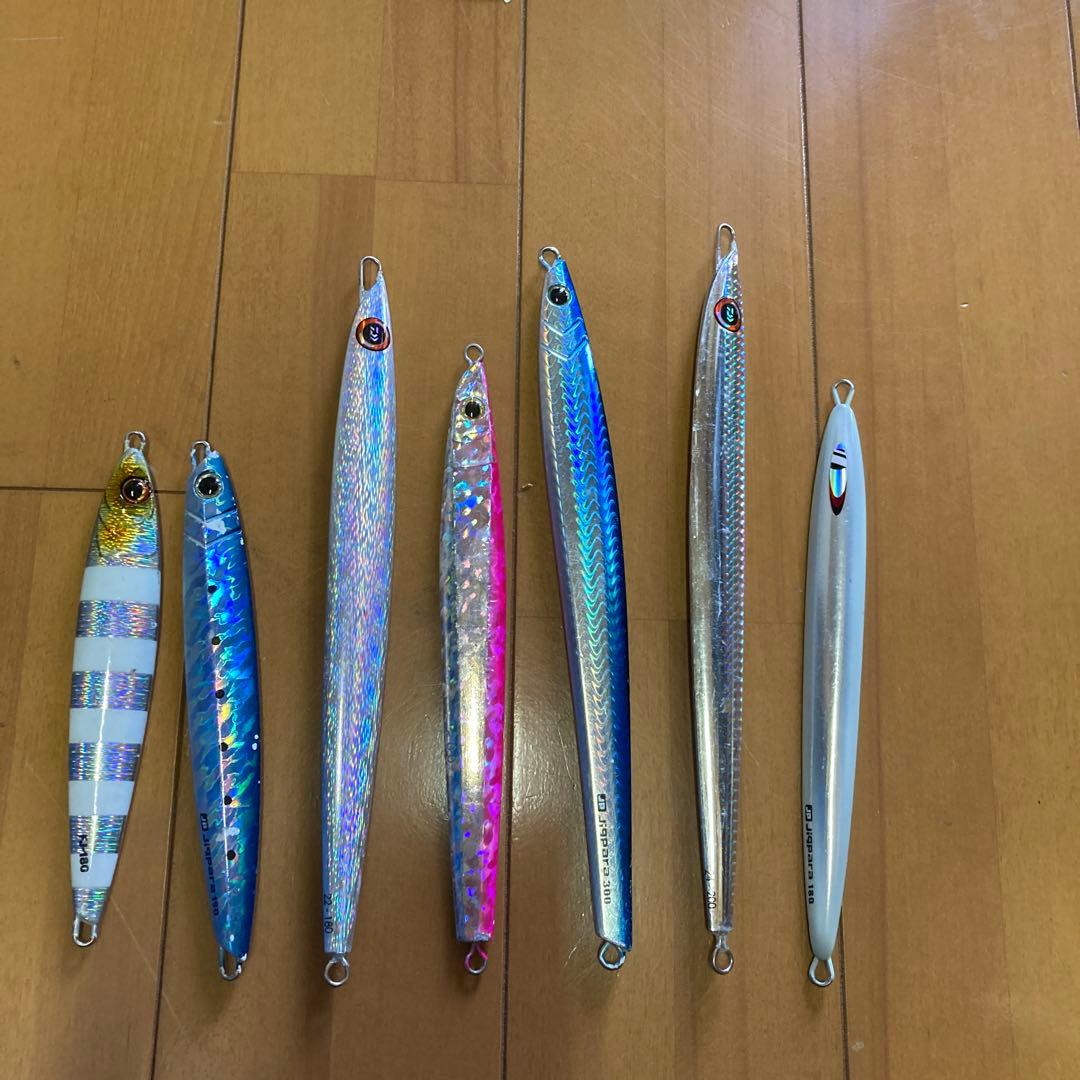 SHIMANO OCEA JIGGER 1500HG リールとジグ7本。